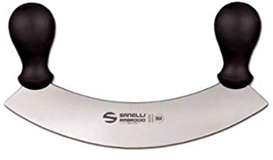 Sanelli Ambrogio Supra - Couteau Hachoir, Simple Lame cm 25