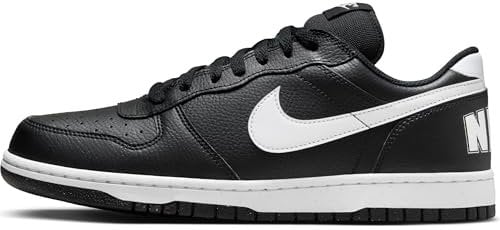 NIKE Herren Big Low Basketballschuhe, Black/White, 44 EU