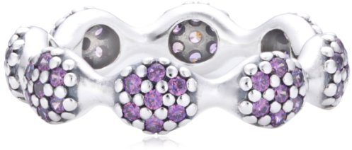 PANDORA Damen-Ring 925 Silber Zirkonia Mehrfarbig Gr. 58 (18.5) - 190889CFP-58