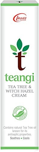 2 x Teangi Tea Tree & Witch Hazel Cream (28g) | 100% Naturally Pure | Skin Relief | Pain Relief