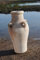 kunert-keramik Amphore mit 4 Henkeln, Terracotta, Tunesische Handarbeit, 40cm hoch, Hellbraun, Rustikal, Vase