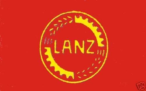 LANZ Bulldog Traktor mit Wappen Flagge Fahne 1,50x0,90m - FRIP –Versand®
