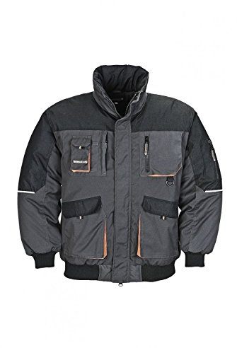 Terratrend Job Arbeitsjacke, Winterjacke, Pilotenjacke, Grau, Gr.S-5XL