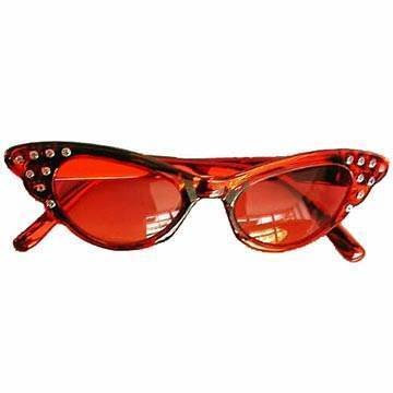 Brille Diva, Farbe:rot