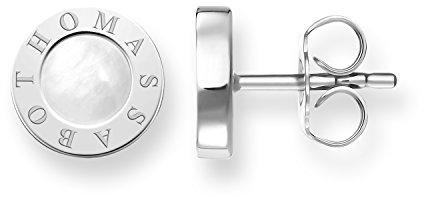 Thomas Sabo Ohrstecker Classic Weiß 925 Sterling Silber H1859-029-14