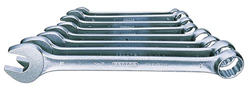 GEDORE Ringmaulschlüsselsatz, DIN 3113 A, 11-teilig 10-32 mm 7-012 (Schraubenschlüssel Schraubenschlüsselsatz Gabelschlüssel Schraubwerkzeugsatz Werkzeugmaschine DIN3113A QR4027040 Werkzeug)