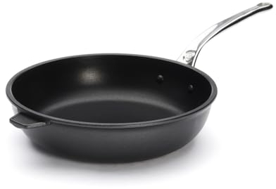De Buyer - Sauteuse antiadhésive CHOC EXTREME - Diamètre 28 cm -, Noir