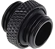 Alphacool 17399 Nippel G1/4 AG auf G1/4 AG - Tiefschwarz Wasserkühlung Anschlüsse