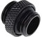 Alphacool 17399 Nippel G1/4 AG auf G1/4 AG - Tiefschwarz Wasserkühlung Anschlüsse