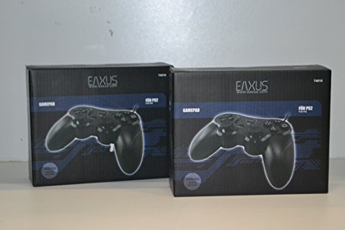 Playstation 2 Doubleshock Controller von Eaxus 2er Set