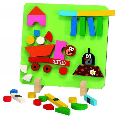 Magnetisches Legespiel der Kleine Maulwurf Detoa