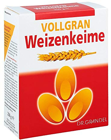DR. GRANDEL VOLLGRAN Weizenkeime Premium fermentierte Weizenkeime (250 g) | Proteinreich & ballaststoffreich, reich an Vitamin E und ungesättigten Fettsäuren, für vegane Ernährung