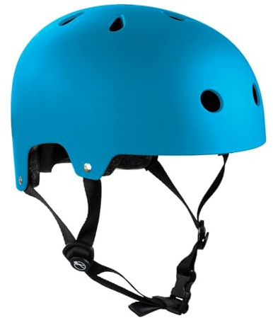 SFR Essentials Helmet | Easy-Fit Dual Sizing Padding Designed for Comfort and Protection | EPS Inner Core W High Impact ABS Outer Shell 11 Ventilation Holes For Roller Skating Skateboard Trick Scooter
