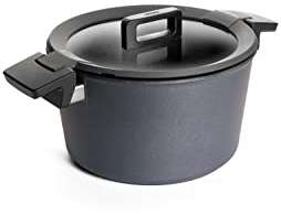 Woll 124CP Guss Topf Concept Plus 24 cm, 13.5 cm hoch mit 5 L, inklusiv Deckel
