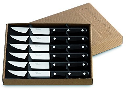 AUSONIA - Confezione regalo 6 coltelli da bistecca Cm 11 Linea Brio