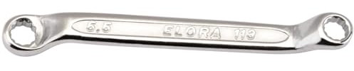 Draper 2597 Elora Midget Deep Crank Metric Ring Spanner, 5mm x 5.5mm