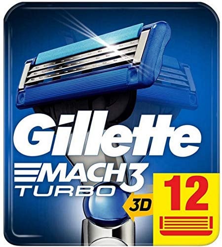 Gillette MACH3 Turbo Klingen 12 Stück Vorteilspack (Bigpack)