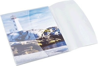 Dataplus 27432.086 Sammelmappe, 10 mm, 50 my, 300 x 425 mm, DIN A3, transparent