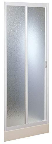 FORTE Paroi Douche 120 CM en Acrylique Mod. Mercurio avec Ouverture Laterale