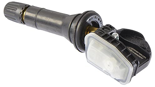 Schrader 33500 EZ-Sensor Single SKU (314.9 MHz, 315 MHz, and 433 MHz) Programmable Snap-in Fixed Angle Valve Tire Pressure Monitoring Sensor (TPMS), Requires Programming Before Installation