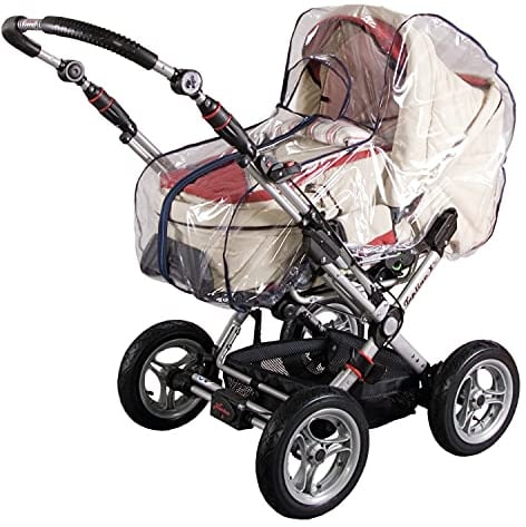 XXL Regenplane Regenverdeck Regenschutz für Kinderwagen mit Reißverschluß EXTRA GROß 10526