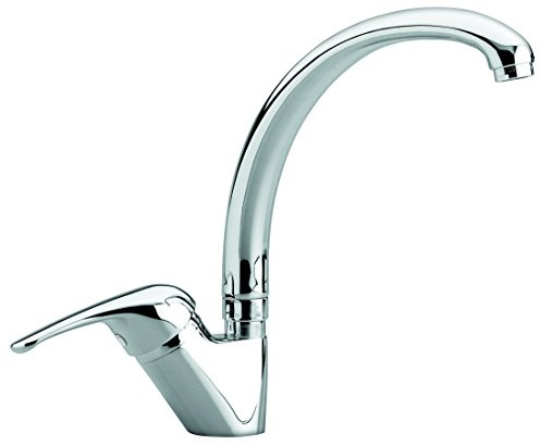 Miscelatore lavello monoforo bocca girevole cromato serie Ambra EMMEVI 9087