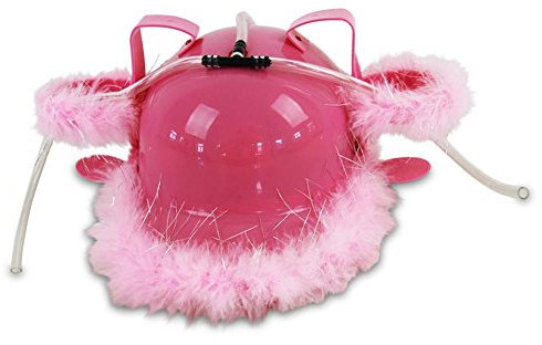 Oob-Elmetto x Bibite Rosa c/Piume