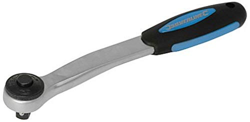 Silverline 380416 Robuste Umschaltknarre 1/2 Zoll, 250 mm