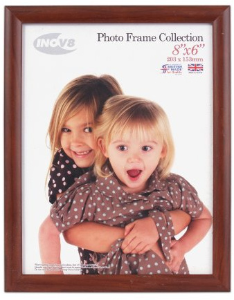 Inov8 Framing Picture Frames, Wood, Dark Oak, 8 x 6 inch, PFVS-VDOK-86