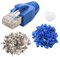 Cable Matters 50-Pack Cat6A RJ45 Shielded Modular Plugs with Strain Relief Boots/Cat 6A Shielded RJ45 Connectors (Connecteurs RJ45 blindés Cat 6A)
