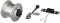 SHIMANO Unisex Adulto E-DHC30003NQAASG Dinamo a mozzo, Argento, 36 fori