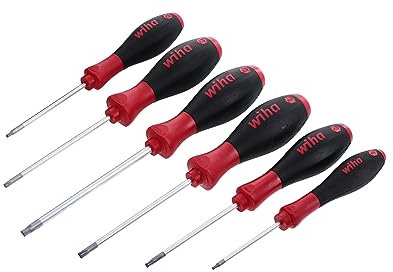 Wiha 36290 6-Piece Torx Magicspring Screwdriver Set with Soft Finish Handles