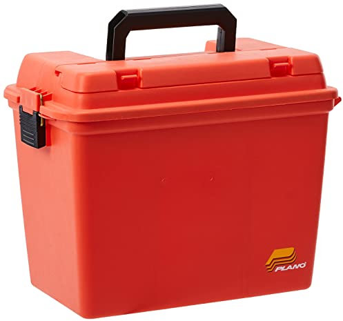 Plano Extra große Trockenbox mit Tablett, orange, Einheitsgröße