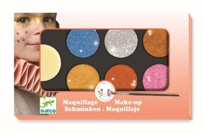 Djeco - Make-up-Palette, 6 Farben, Metallic-Effekt