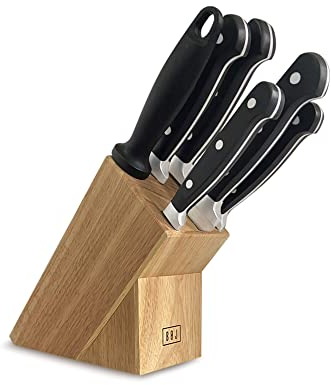 BOJ 01820405 Taco Cuchillos 6 Piezas: 01818101-01819101-01818401-01819201-01819401-01819901, Plastic, Marrón