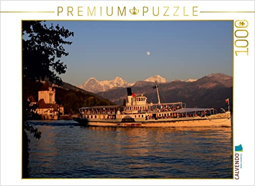 CALVENDO Puzzle Thunersee, Berner Oberland, Schweiz 1000 Teile Puzzle quer | Lege-Größe cm Foto-Puzzle für glückliche Stunden