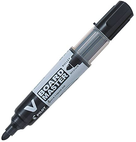 PILOT 386718 Whiteboard-Marker V BOARD MASTER, Rundspitze, schwarz