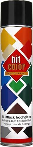 HITCOLOR SCHWARZ GLANZ SPRAY 600 ml 320605