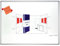 FRANKEN Whiteboard, Schreibtafel PRO, emailliert, magnetisch, beschreibbar, trocken abwischbar, mit Aluminiumrahmen, Magnettafel zur Wandbefestigung, Weiß, 90 x 60 cm, SC8202