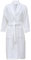 Star and Stripes Waffle Cotton Bathrobes in L/XL White
