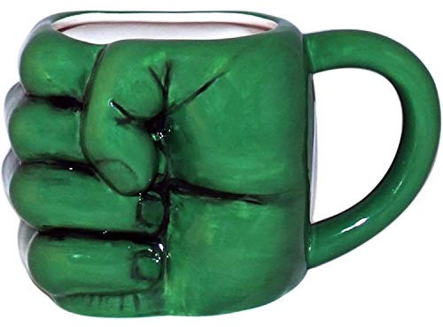 MARVEL Silver Buffalo ML0495 The Hulk - Taza esculpida en 3D, 24 oz