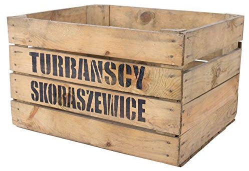 5-er Set Apfelkiste mit dekorativem Aufdruck/ Holzkiste/ Weinkiste/ Obstkiste