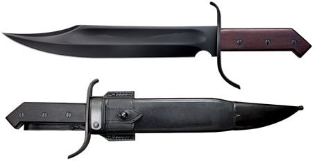 Cold Steel, Bowiemesser, 1917 Frontier Bowie, Klinge: 31,1 cm, Outdoormesser, Full Tang, inklusive Messerschutz