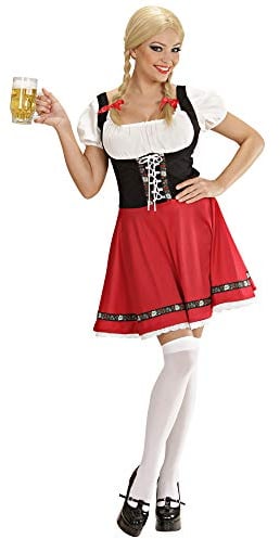 W WIDMANN MILANO Party Fashion - Kostüm Bayerin, Heidi, Trachtenkleid, Bierfest, Volksfest, Faschingskostüme