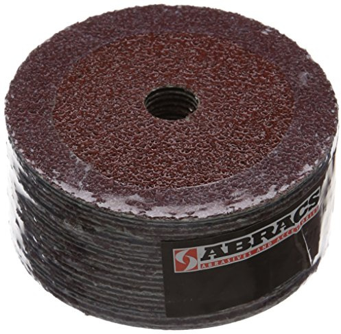 Abracs ABFD100036A Faser Schleifscheiben 100 mm x 16 mm x 36 g AL/OX - Packung enthält 25 Stück