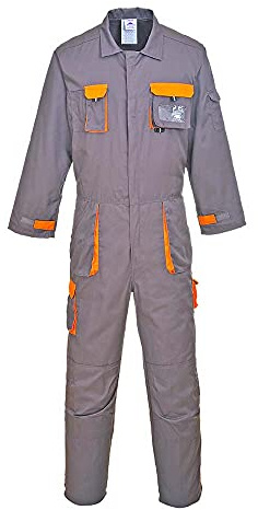 Portwest Combinaison Portwest Texo Contrast, Couleur: Gris, Taille: XXXL, TX15GRRXXXL