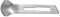 Lame Sgorbie Sterili Inox - misura 10 mm - Scatola 12 pz.