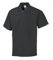 BP 1612-181-56-L Unisex-Poloshirt, 1/2 Ärmel, Polokragen mit Knopfleiste, 70 cm, 220,00 g/m² Stoffmischung, anthrazit, L