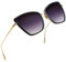 Joopin Occhiali da Sole da Donna Grandi Quadrati Occhi di Gatto Protezione UV400 Vintage Cat Eye Oversize Eleganti Occhiali Donna da Sole (Nero)