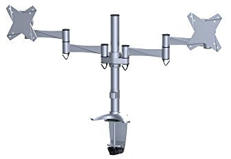 NewStar 3 Pivots Desk Mount for 10 - 27-Inch Flatscreen/Monitor - Silver